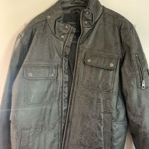 GUESS MENS WINTER MOTORCYCLE JACKET